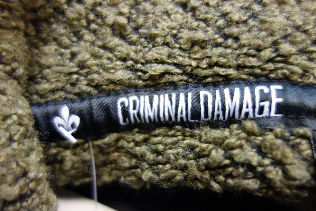 EK0723 Damen Kapuzenpullover von Criminal Damage, grün, M7