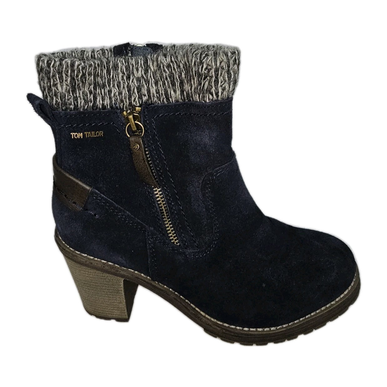 EK791 Damen Stiefelette von Tom Tailor, blau, Gr.414