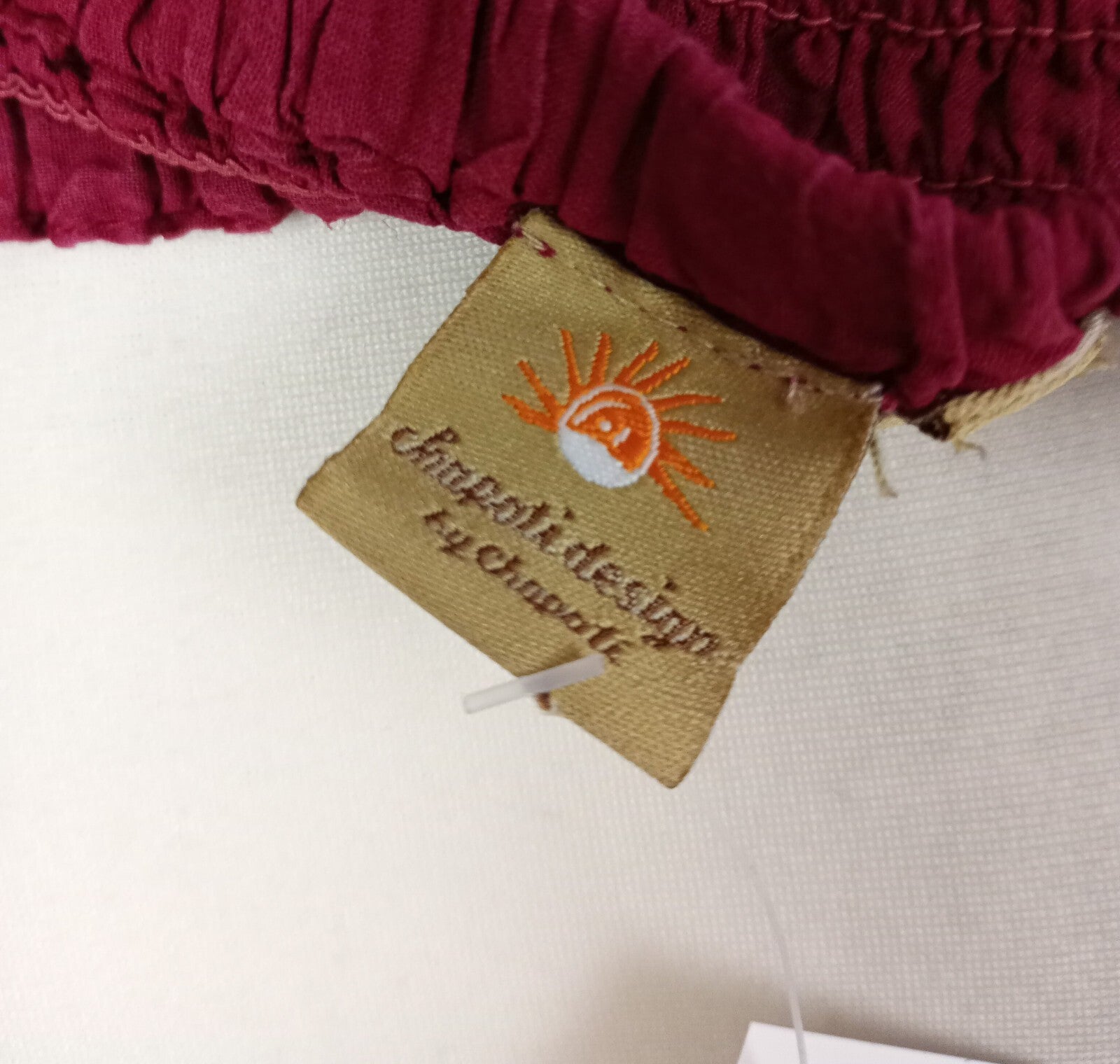 EK5263 Mädchen Hose von Chapati, bordeaux, Gr. 98/1045