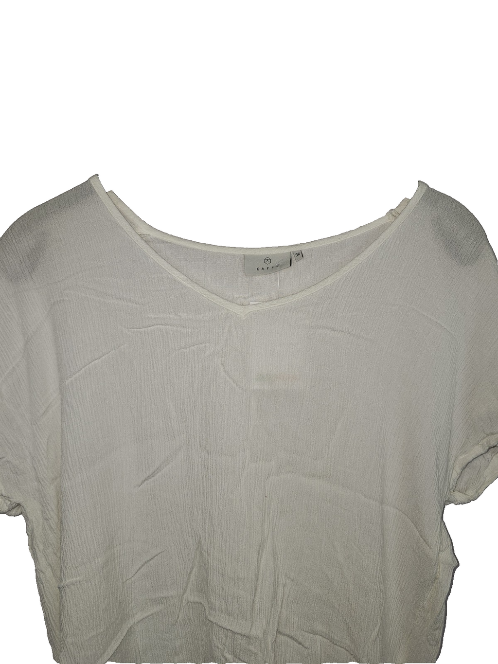 EK7839 Damen Bluse von Kaffe, Weiß, Gr. 361