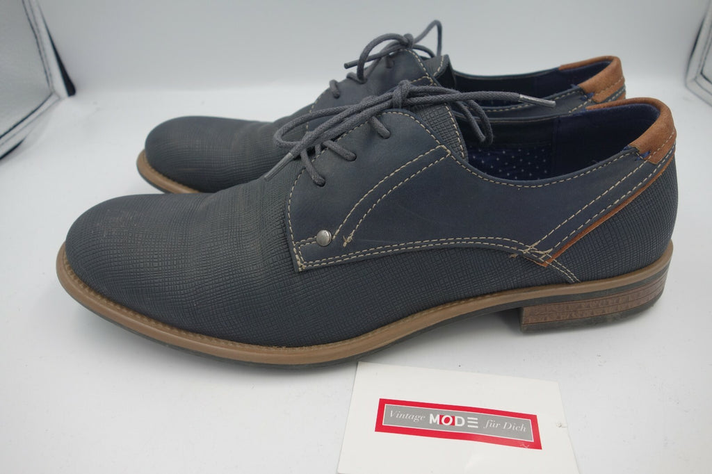 ES0284 Herren Halbschuhe von Venice, blau, 421