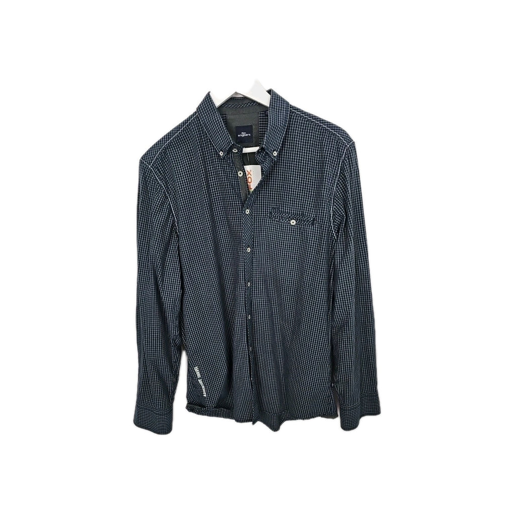 EK9212 Herrenhemd Engbers Gr.M Blau Karriert0