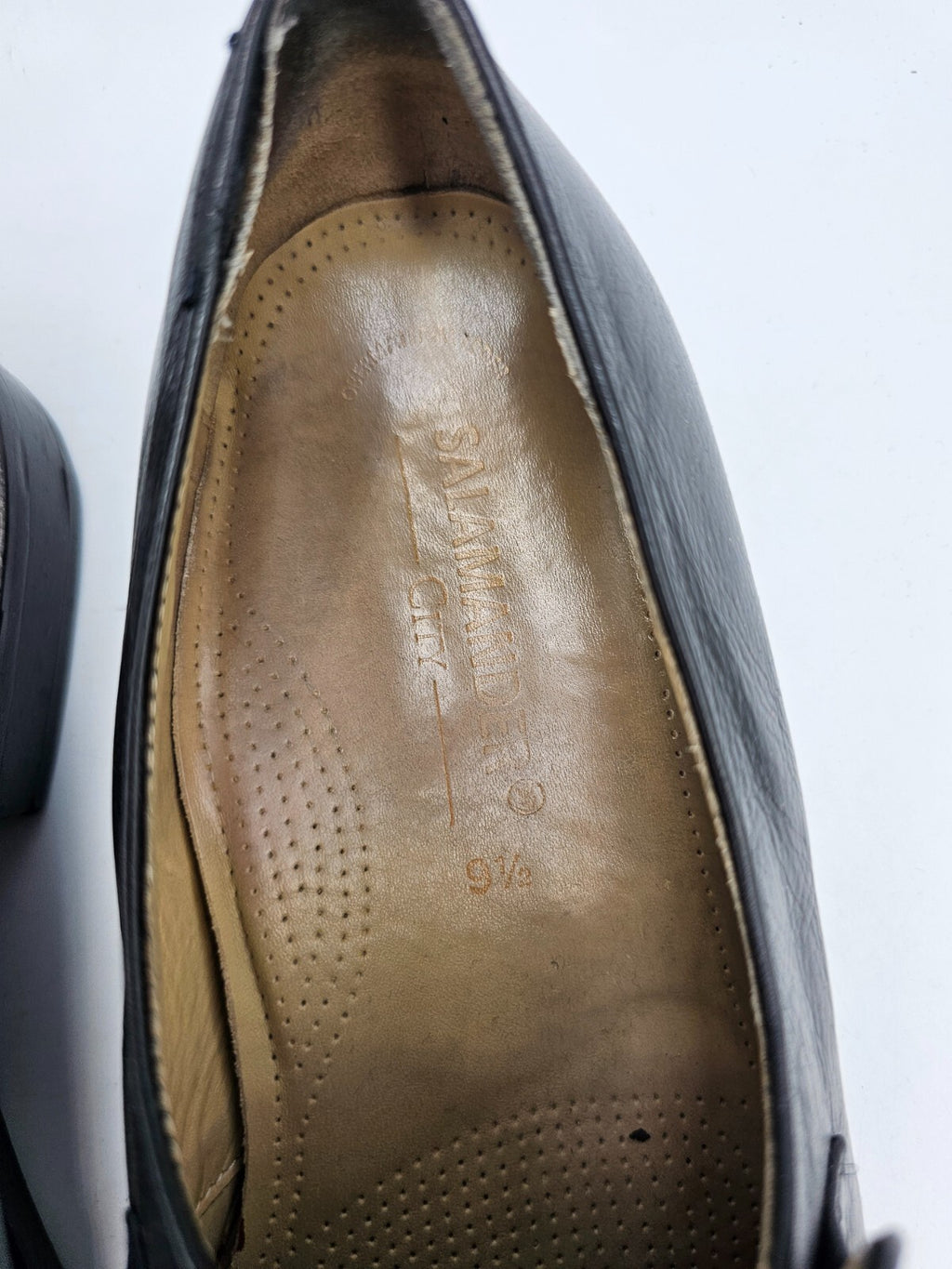 ES0453 Herren Halbschuhe von Salamander, schwarz, Gr. 9,52