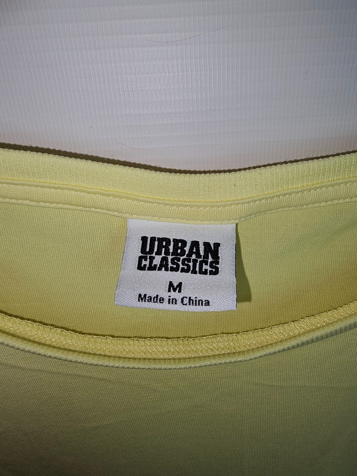 EK6394 Damen T-Shirt von Urban Classics, Gelb, Gr.:M2