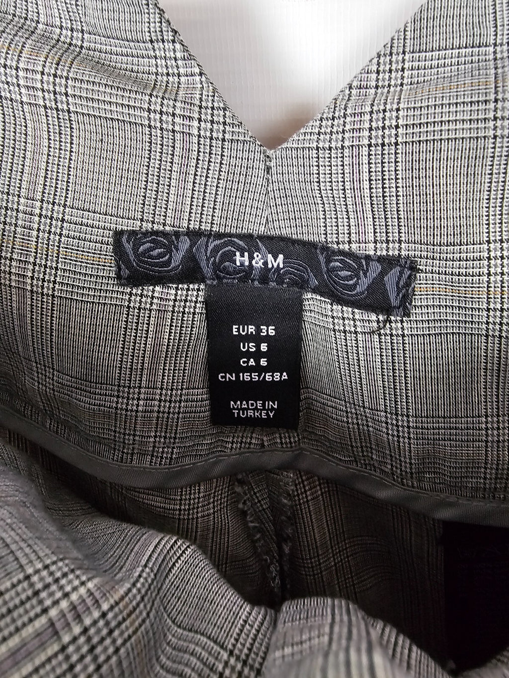 EK6647 Damen Anzug von H&M, Grau, Gr. 383
