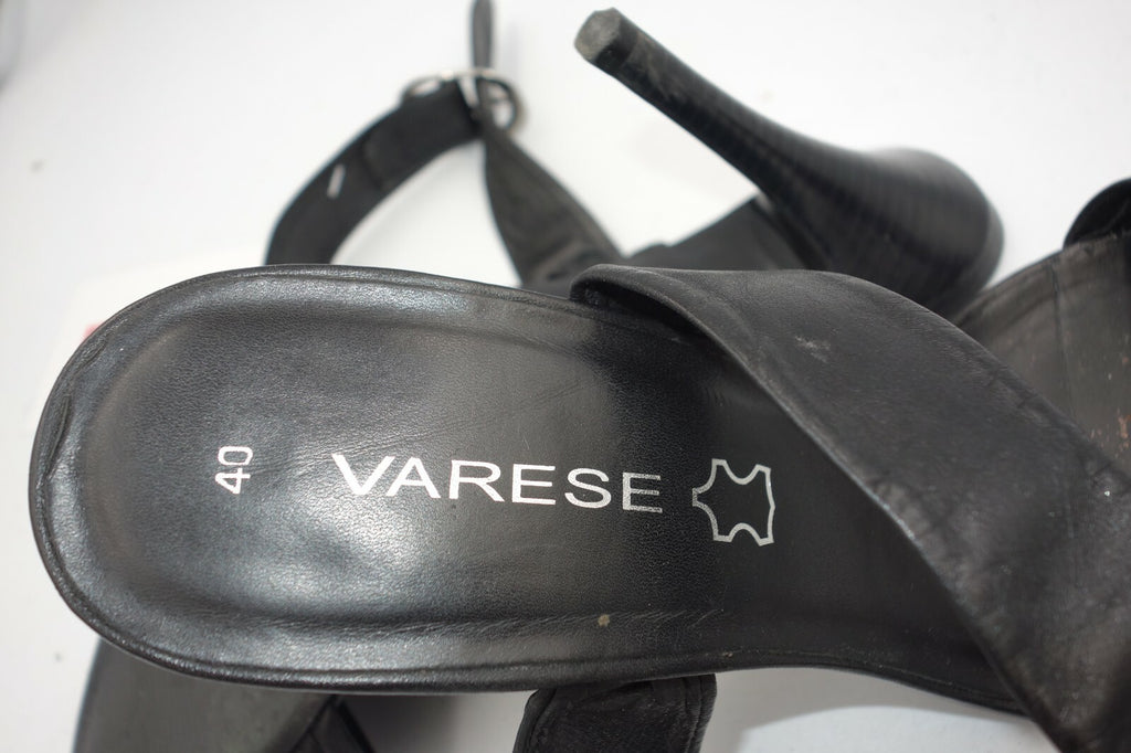ES0476 Damen Sandalen von Varese, schwarz, 403