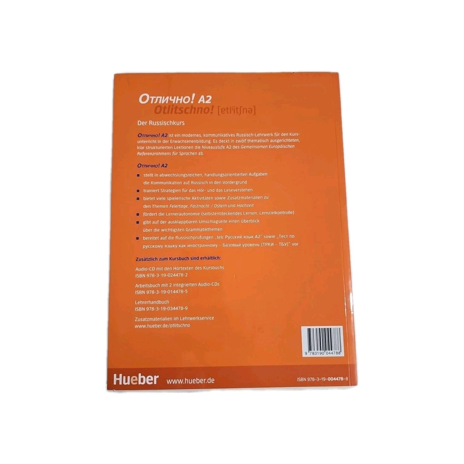 EB4318 Otlitschno! A2. Kursbuch: Der Russischkurs von Hama... | Buch |1