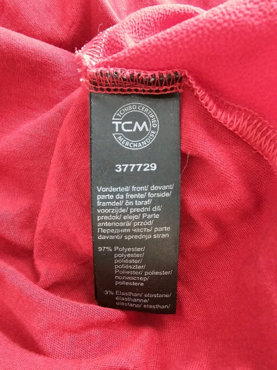 EK10617 Damen Bluse von Tchibo, Rot, Gr. 48/504