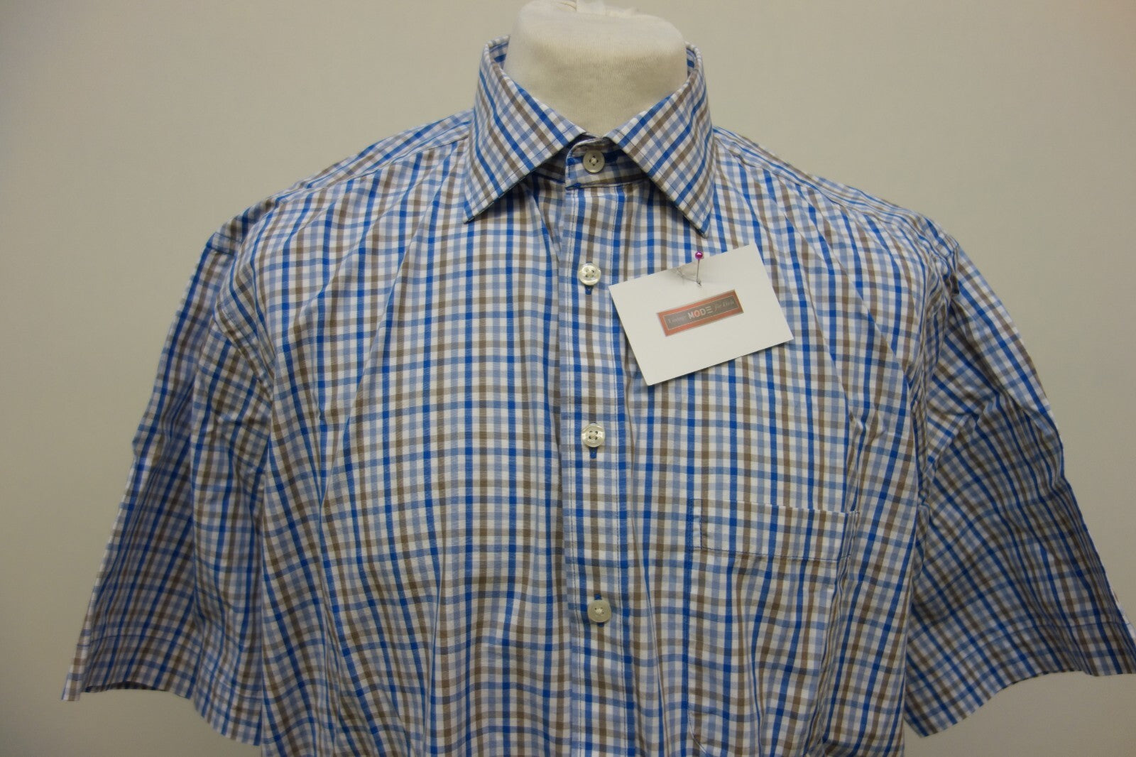 EK2871 Herren Hemd von McEarl, kariert, Gr. 43/441