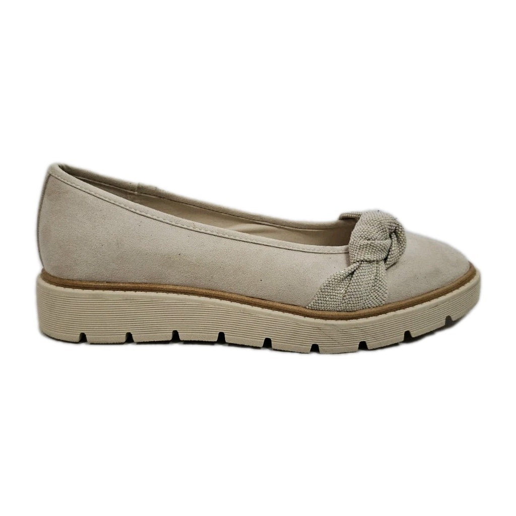ES871 Damen Ballerinas von Graceland, Beige, Gr. 383