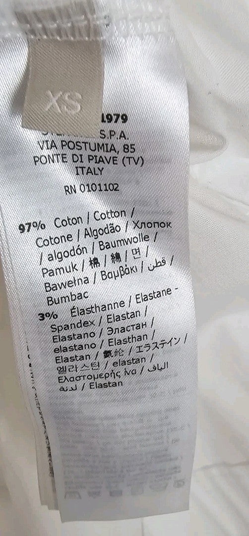 EK3090 Damen Bluse von Stefanel, Weiß, Gr. XS4