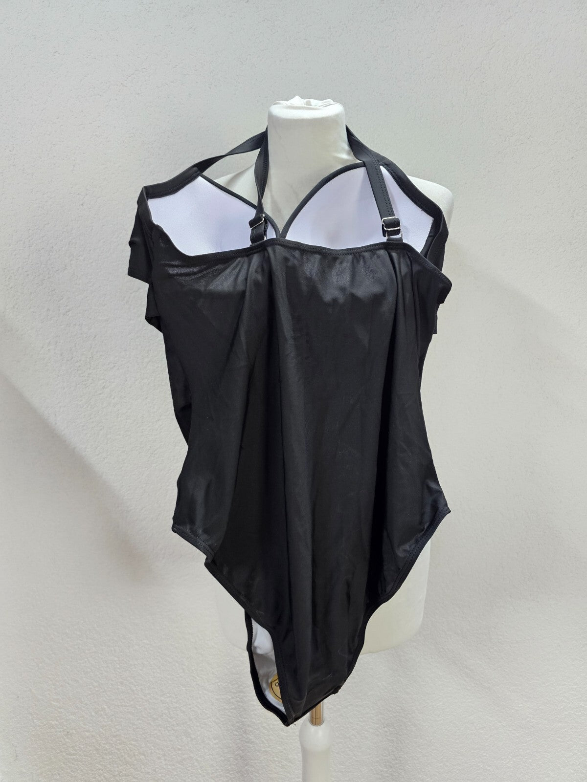 EK6152 Damen Badeanzug, schwarz, Gr. 2XL3