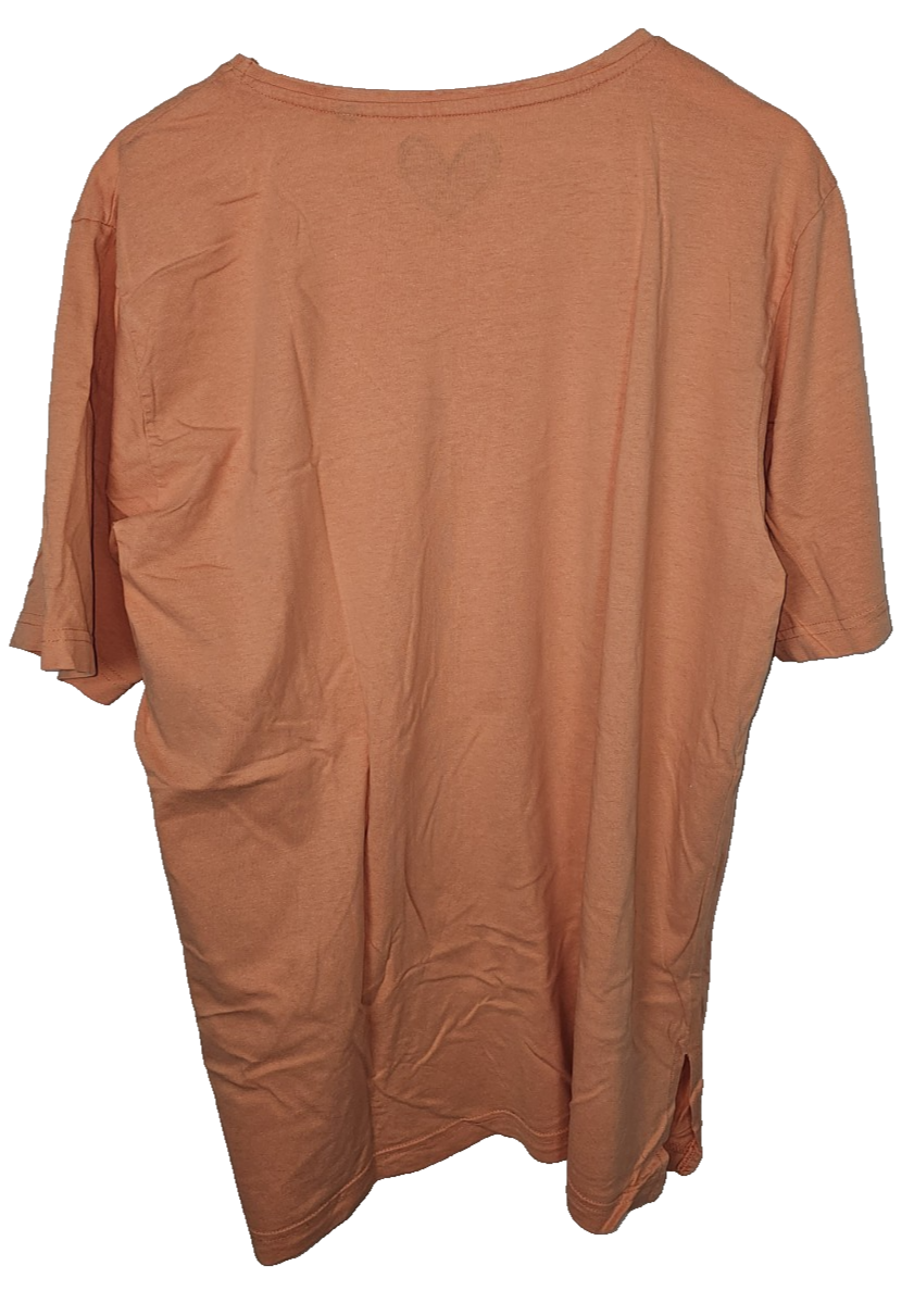 EK8645 Damen Tshirt von Ulla Popken, Orange, Gr. 46/483