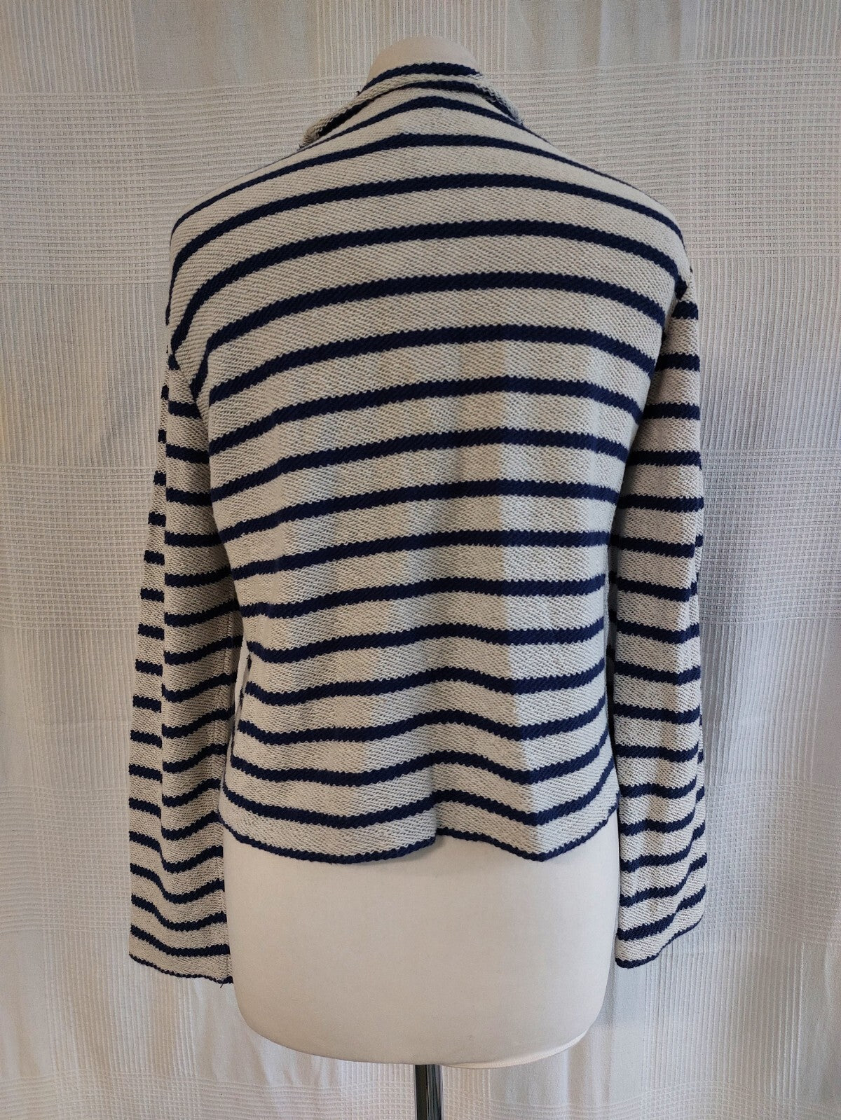 EK4290 Dame Strickjacke von Esprit, blau-weiß, Gr.XL2