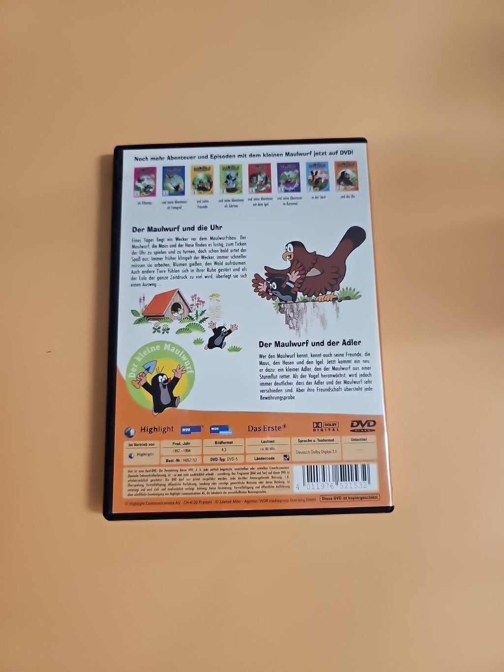 Der Maulwurf und die Uhr von Miler, Zdenek | DVD | Zustand gut 1341