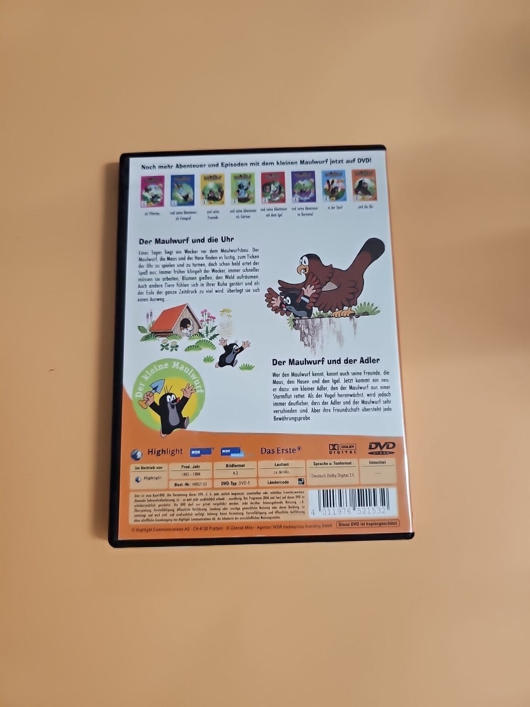 Der Maulwurf und die Uhr von Miler, Zdenek | DVD | Zustand gut 1341