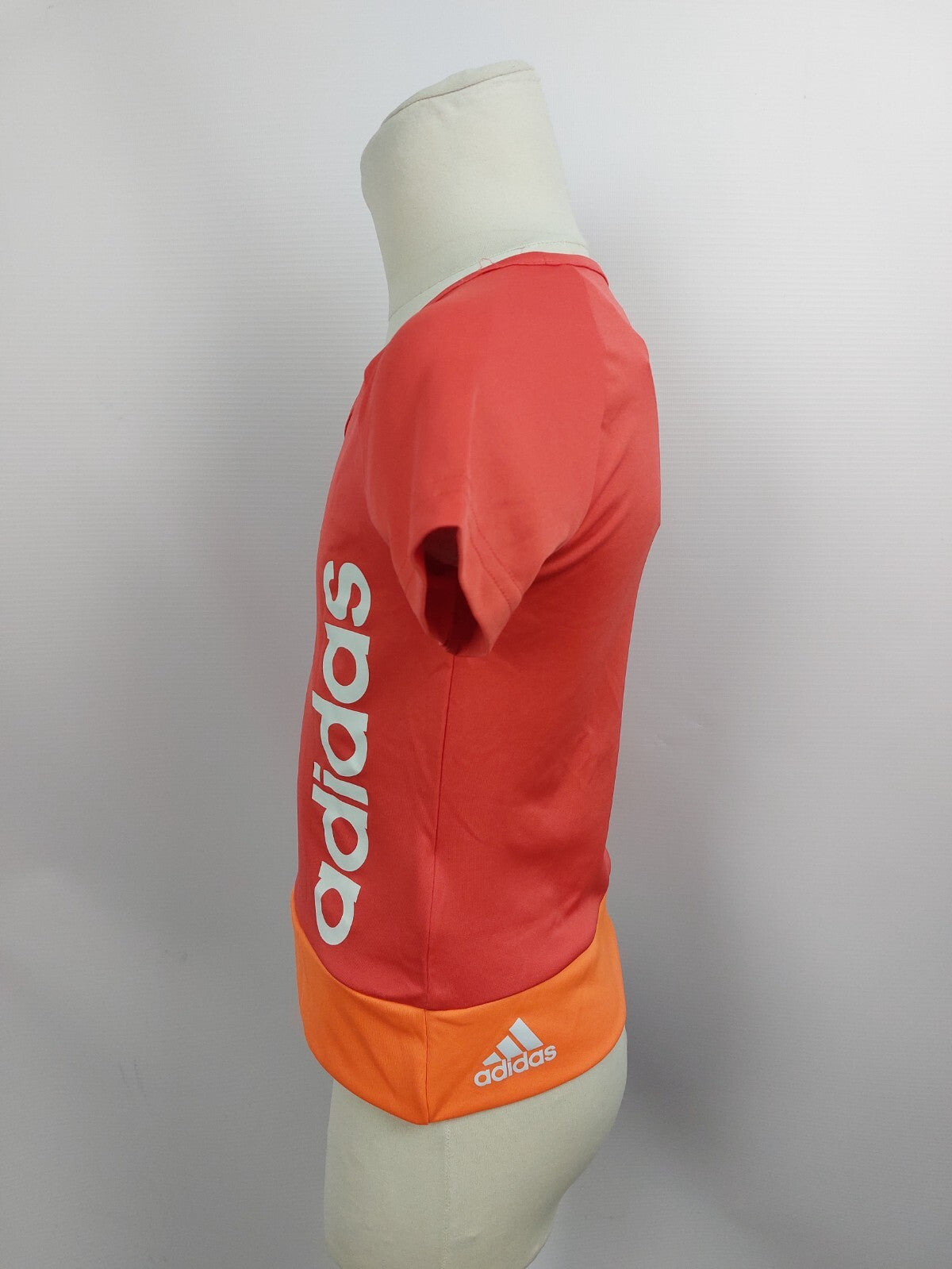 EK3032 Kinder Sport Shirt von adidas, rot/orange, Gr. 1163