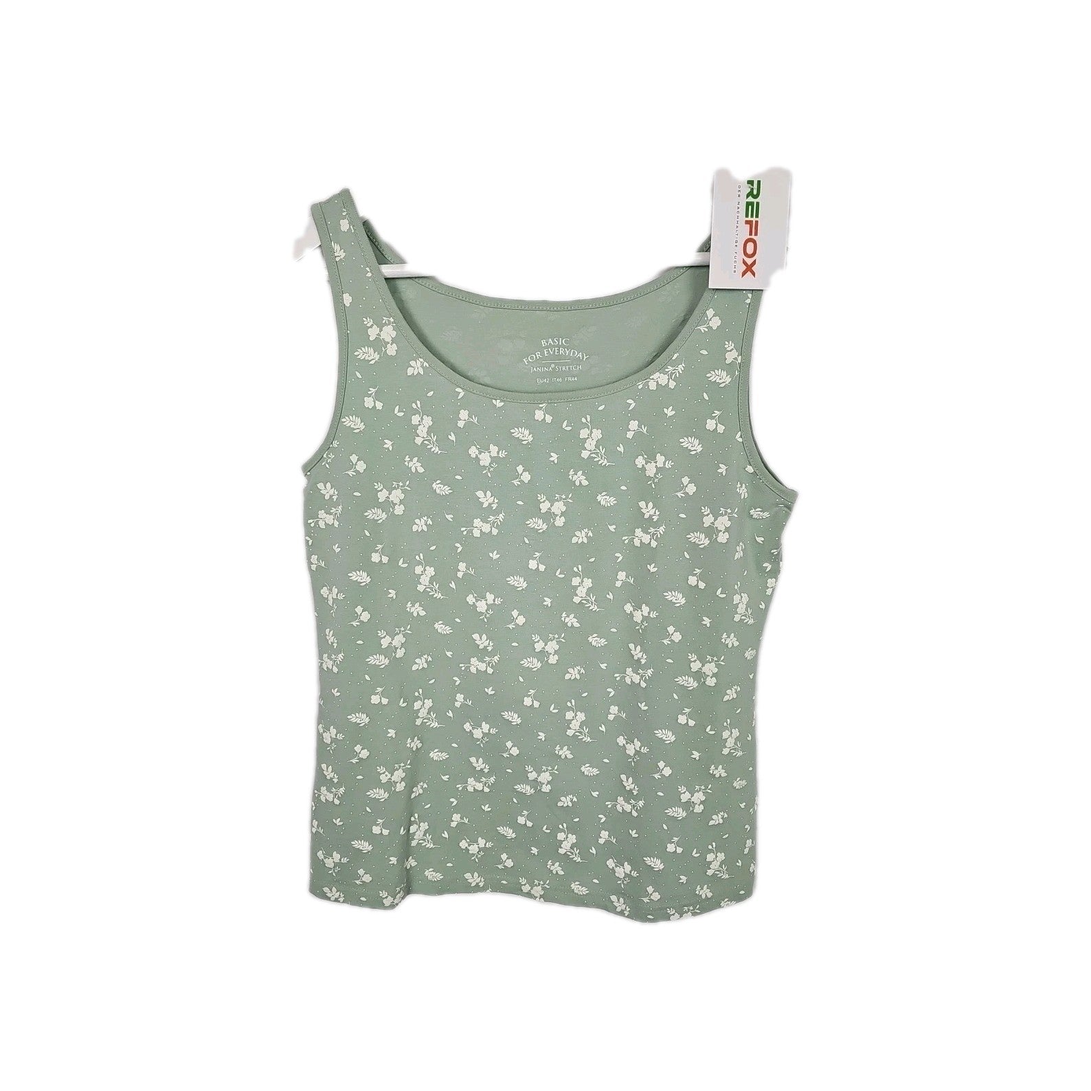 EK9784 Damen T-Shirt Basic For Everbody Janina Stetch Gr.42 Grün0