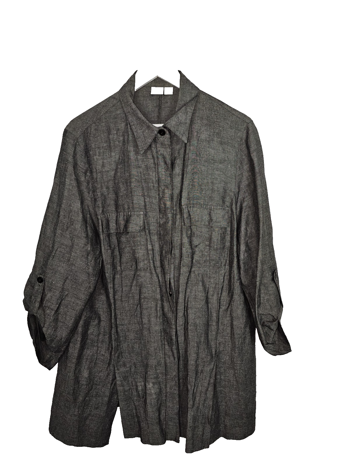 EK8413 Damen Bluse von Ulla Popken, Grau, Gr. 46/480