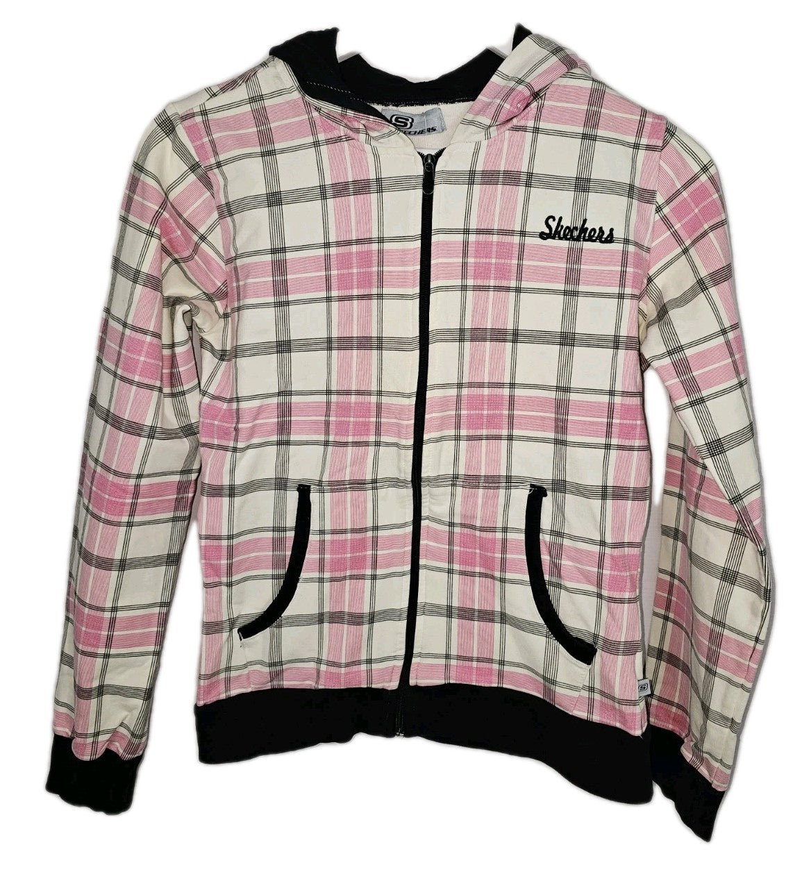 EK10483 Mädchen Strickjacke von Skechers, rosa-weiß, Gr.1760