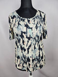 EK5712 Damen T-Shirt von San Setto, blau-gelb, Gr.420