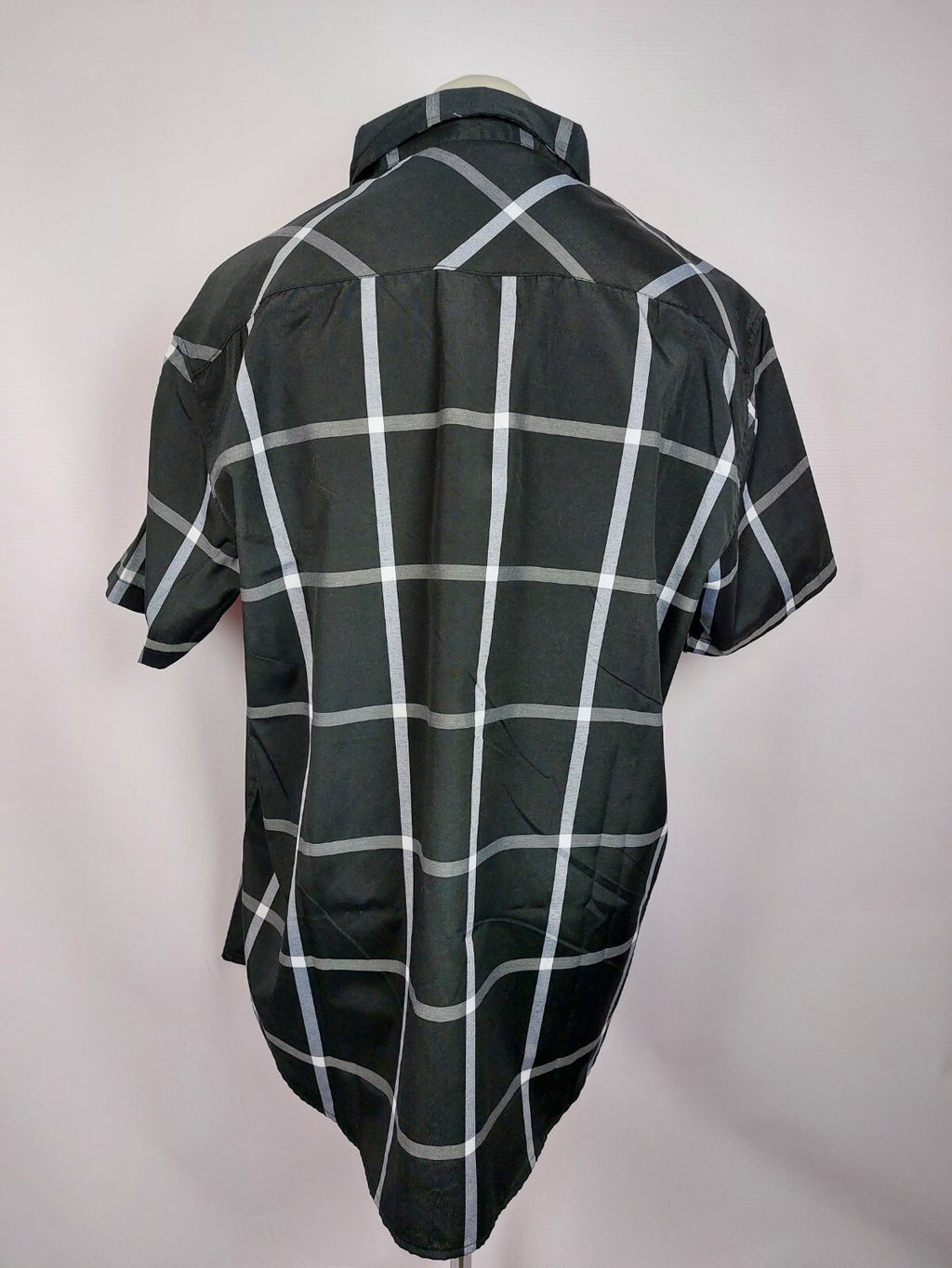 EK4348 Herren Hemd von Identic, schwarz kariert, Gr. 2XL4