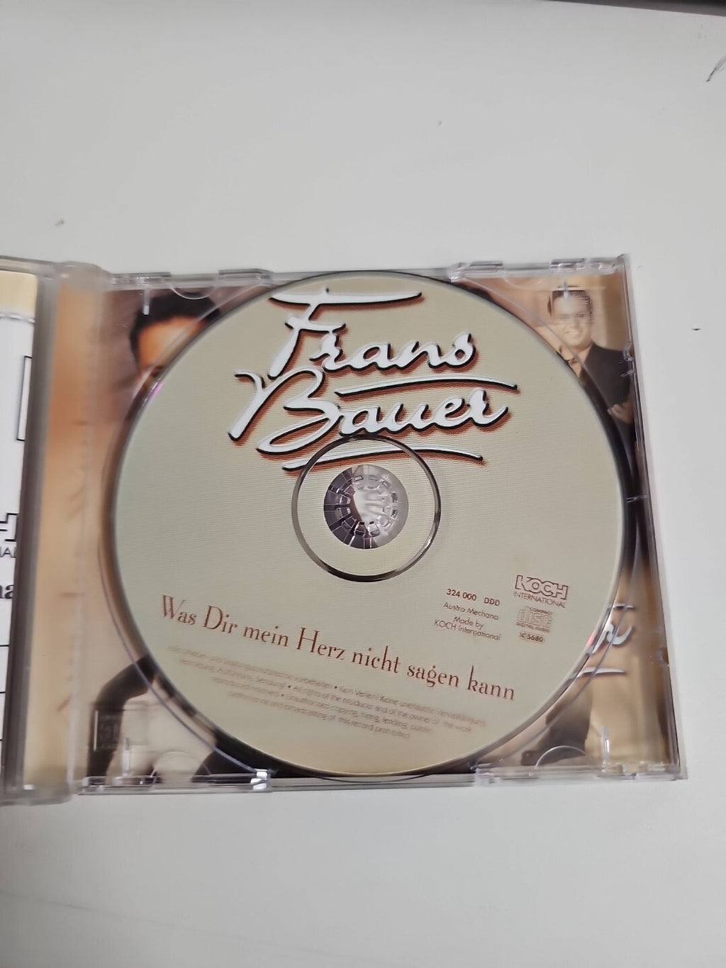 EB1115 Frans Bauer, Was dir mein Herz nicht sagen kann CD . Nichtraucherhaushalt2