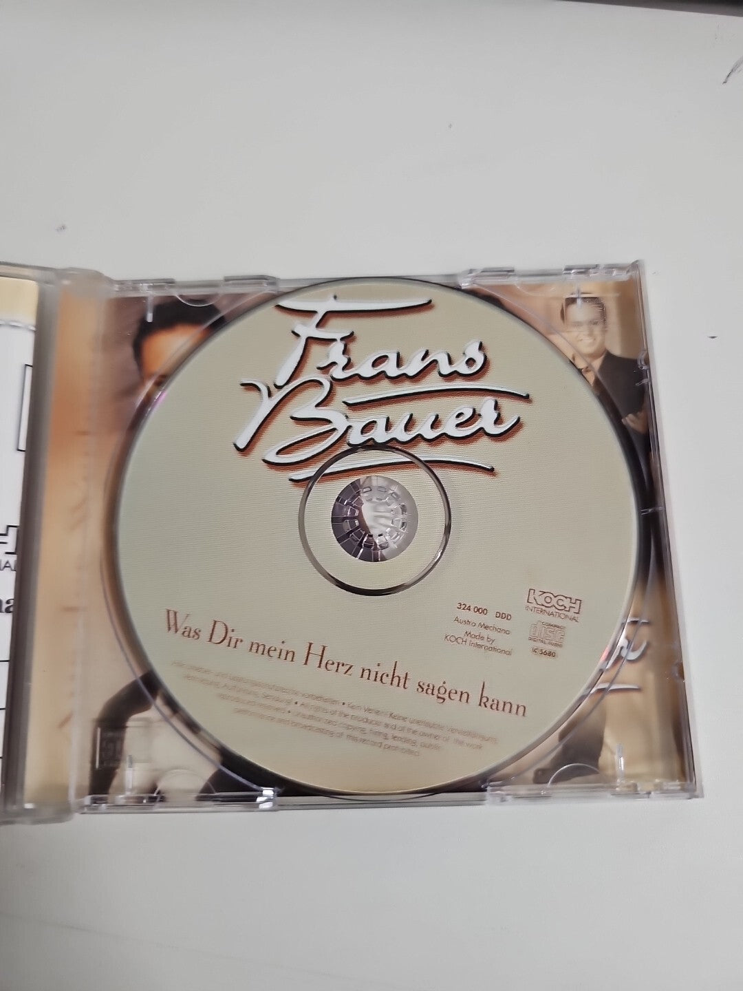 EB1115 Frans Bauer, Was dir mein Herz nicht sagen kann CD . Nichtraucherhaushalt2