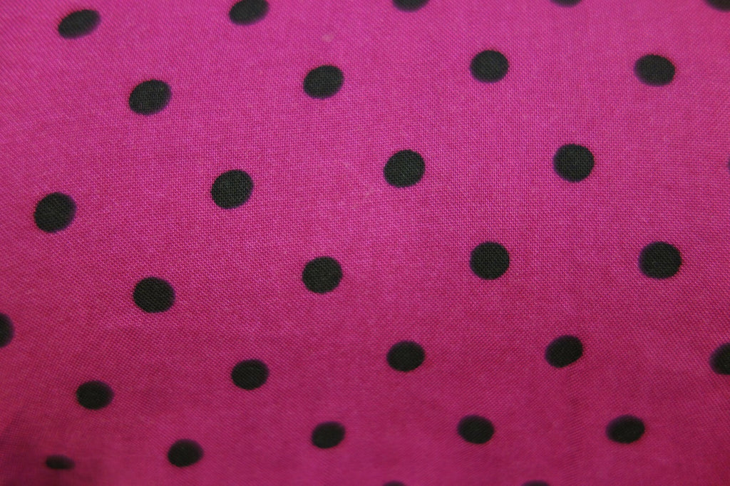 EK1446 Damen Bluse von Transa, pink mit Punkten, Gr. M2