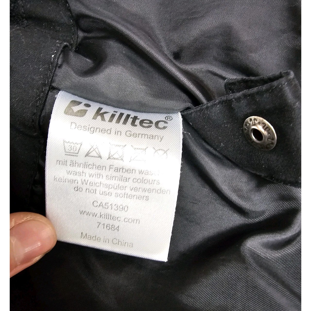 EK10401 Kinder Übergangsjacke von Killtec, Schwarz, Gr. 1403