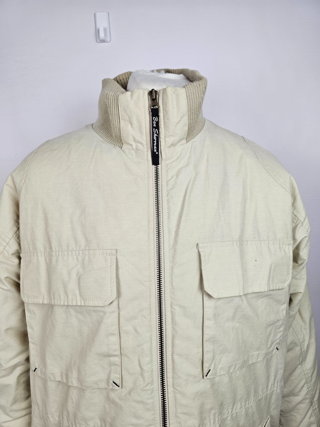 EK5710 Herren Winterjacke von Ben Sherman, beige, Gr. L1