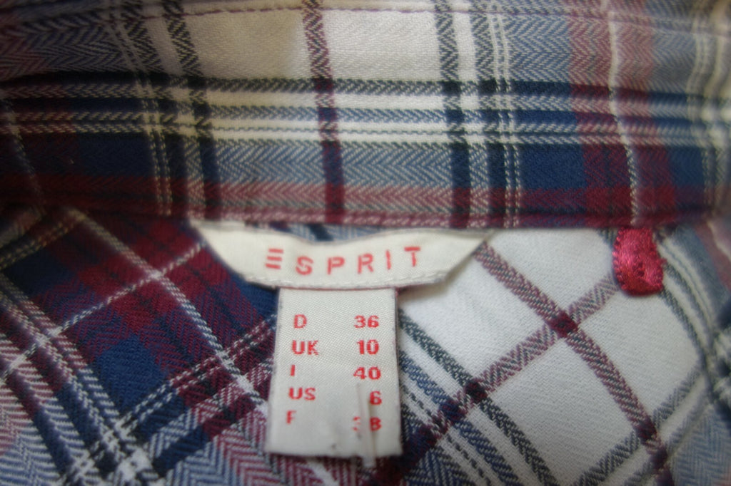 EK1085 Damen Bluse von Esprit, kariert, 365