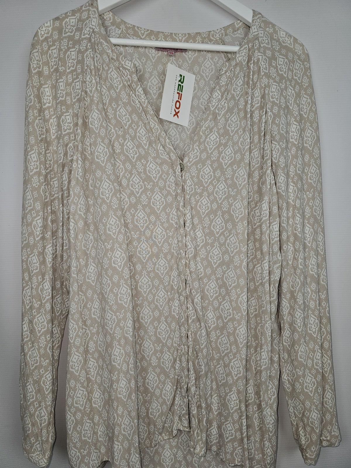 EK7855 Damen Bluse von Lieblingsstück, Beige, Gr. 441