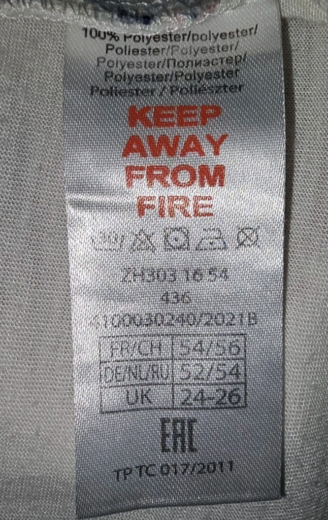 EK10309 Damen Shirt, weiß mit Blumenmuster, Gr.52/542