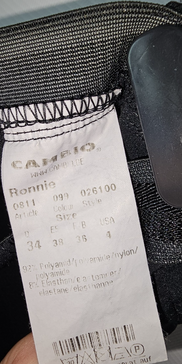 EK8552 Damen Stoffhose von Cambio, Schwarz, Gr. 343