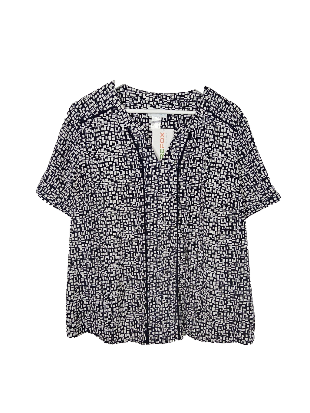 EK8850 Damen Bluse von Creation, Schwarz/Weiß, Gr. 480