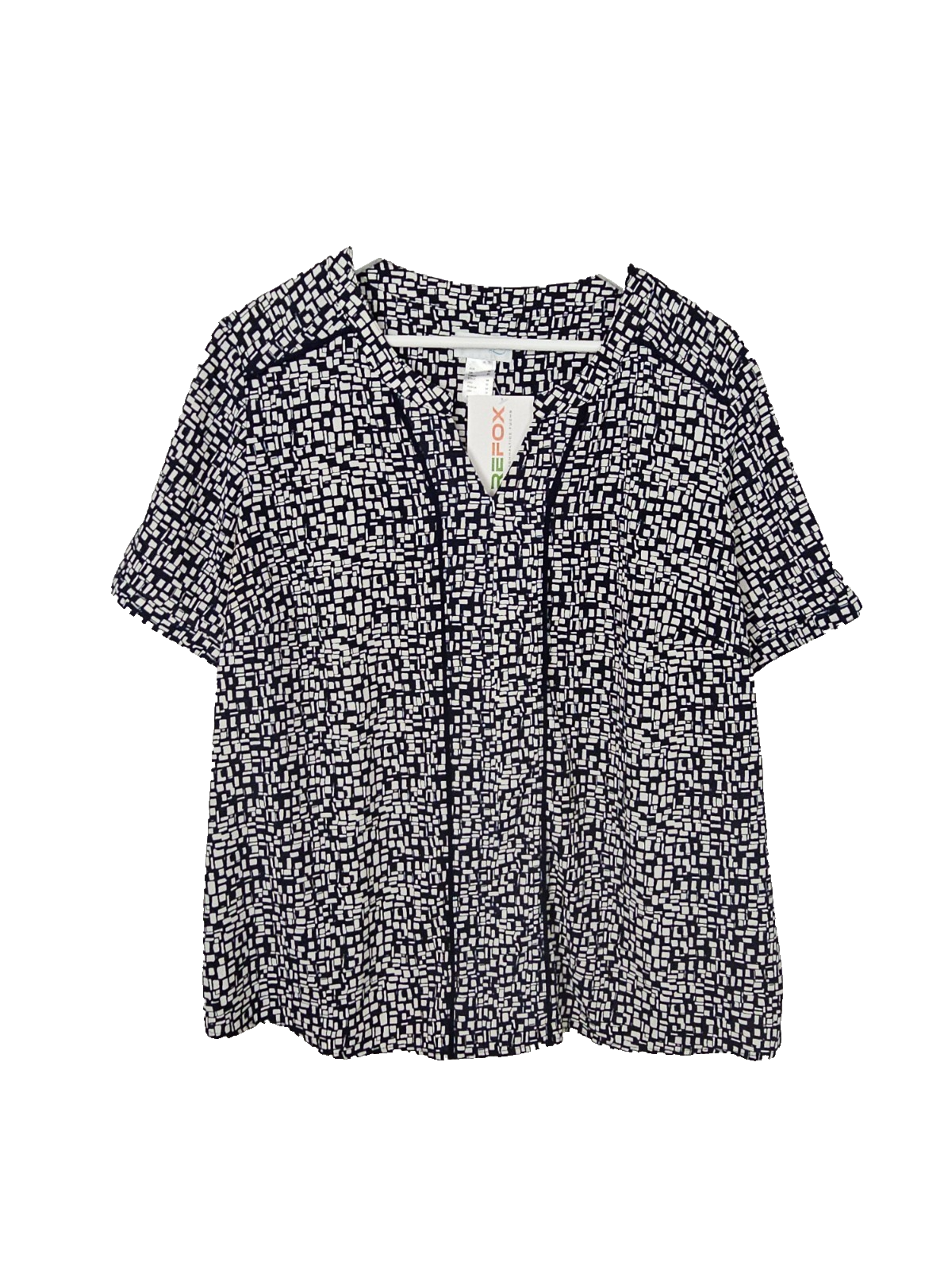 EK8850 Damen Bluse von Creation, Schwarz/Weiß, Gr. 480