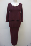 EK3546 Damen Kleid von Stradivarius, dunkelrot, Gr. S0