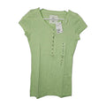 EK8867 Damen T-Shirt von H&M, Grün, Gr. S0