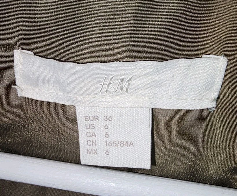 EK9592 Damen Jacke von H&M, Olivengrün, Gr. 362