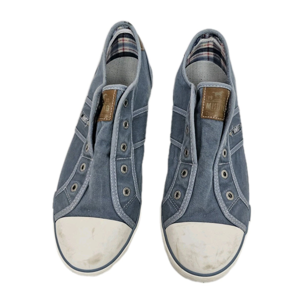 ES877 Herren Halbschuhe von Mustang, Blau, Gr. 412