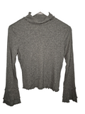 EK7306 Damen Shirt von Divided/ H&M, grau, Gr.M0