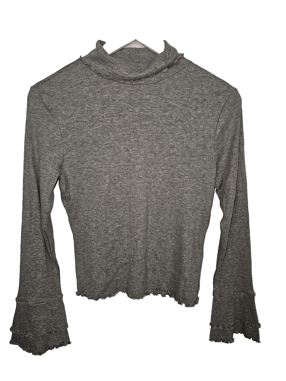 EK7306 Damen Shirt von Divided/ H&M, grau, Gr.M0