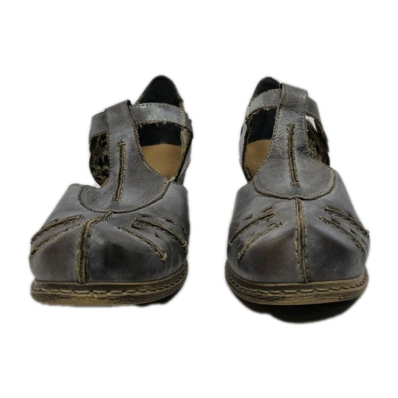 ES887 Damen Riemchensandalen von Rieker, Blau, Gr. 401