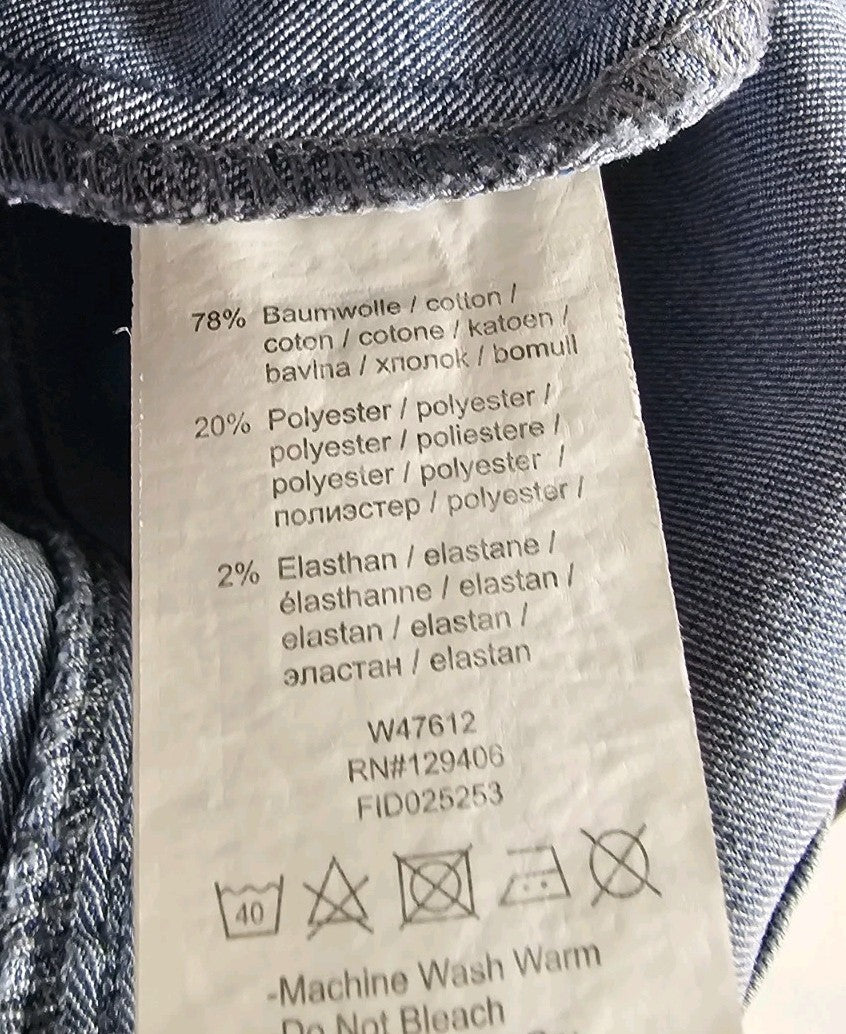 EK6166 Damen Jeansjacke, Blau, Gr. Ca. XXL4