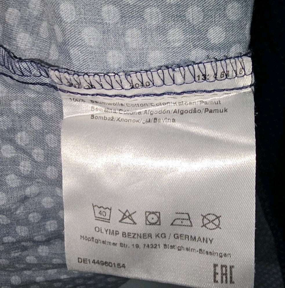 EK6294 Herren Hemd von Olymp, blau, Gr.L (Größentabelle)4