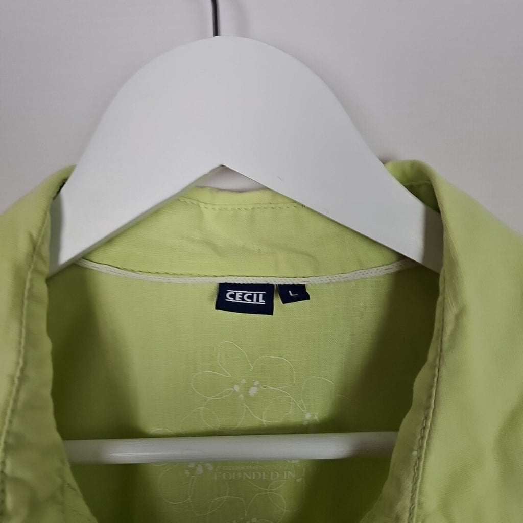 EK6655 Damen Bluse von Cecil, Hellgrün, Gr.L2