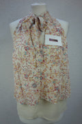 EK0774 Damen Bluse von Zara, beige-rot, Gr. M0