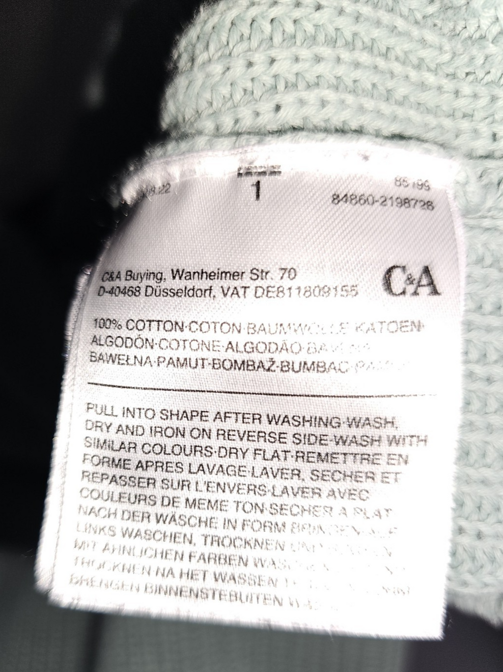 EK7914 Damen Pullover von C&A, Grau-Grün, Gr. XXL6