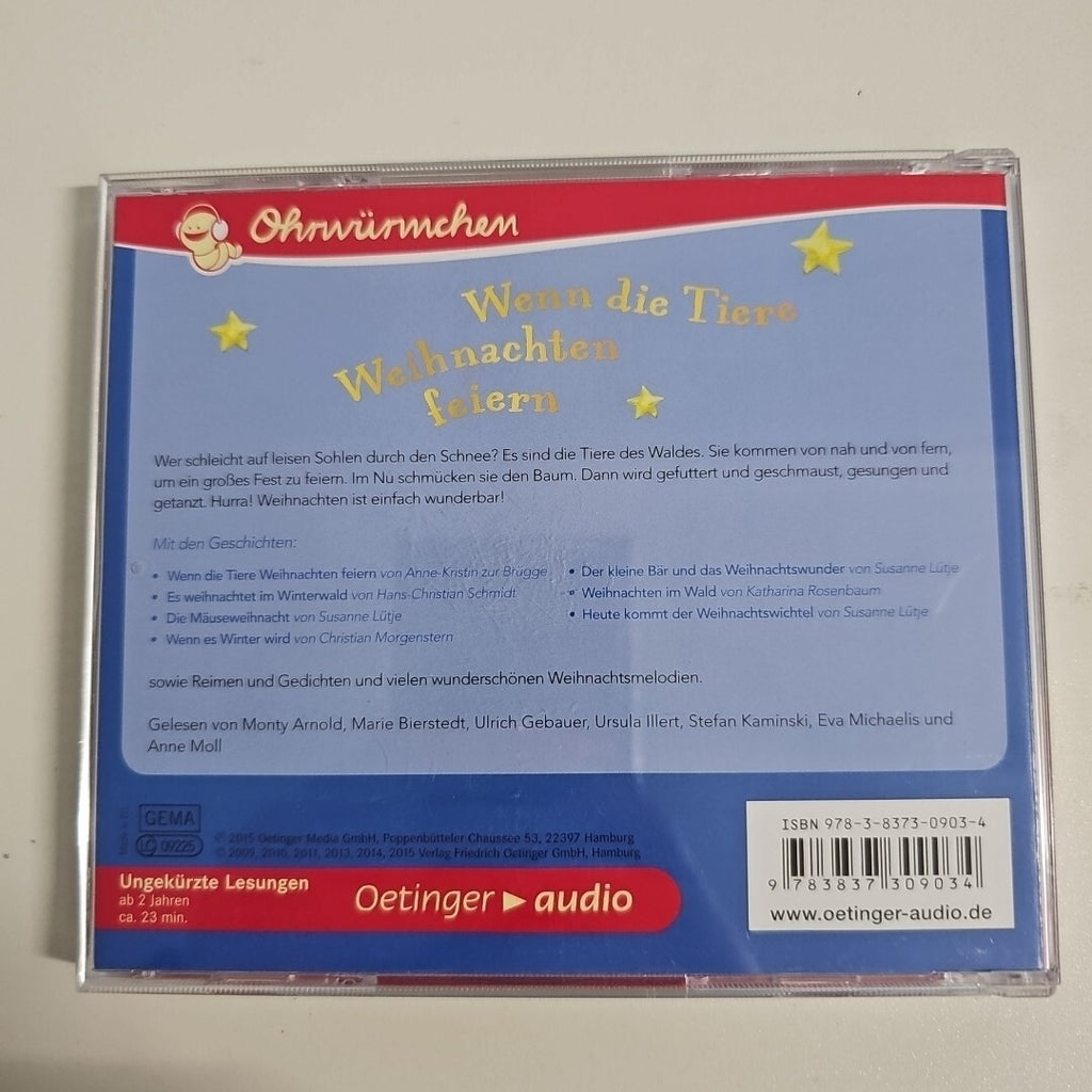 EB1926 Wenn die Tiere Weihnachten feiern - CD2